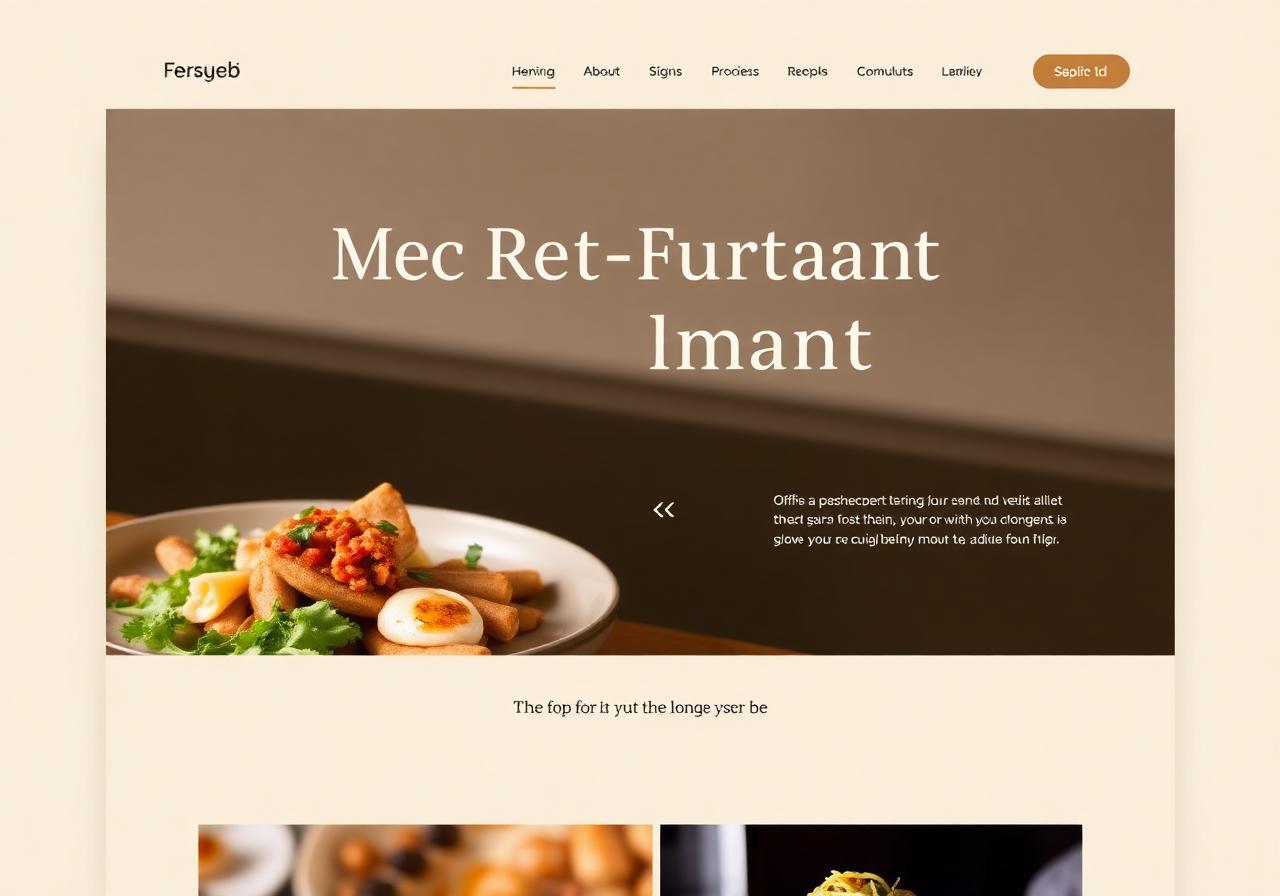 Mesa Kitchen website design by Codoki Studio